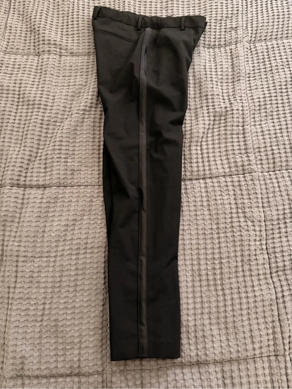Zara Boys Black Slacks Pants Size 9-10 Adjustable Waist Excellent Condition